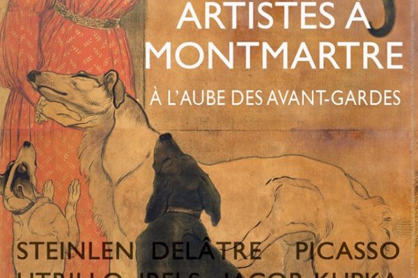 Affiche "Artistes à Montmartre", Musée de Montmartre 75018 Paris